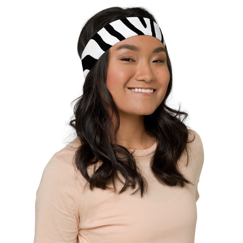 African Zebra Pattern Headband