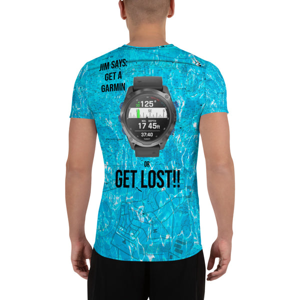 Garmin All-Over Print Men's Athletic T-shirt