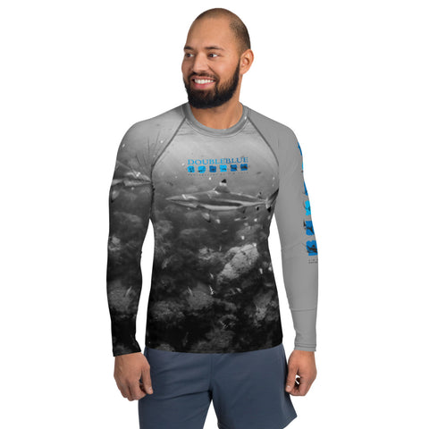 Doubleblue Logo Blacktip Men's Rash Guard