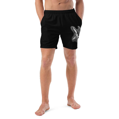 Humpback Mother and Calf Men's swim trunks