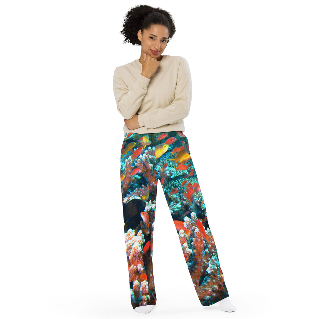 Anthias Reef All-over print unisex wide-leg pants