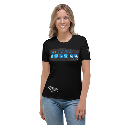 Tim Rock's DoubleBlue Logo Women's T-shirt