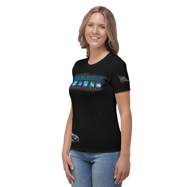 Tim Rock's DoubleBlue Logo Women's T-shirt