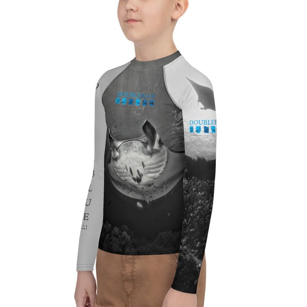 Manta Rays in Yap Youth Rash Guard