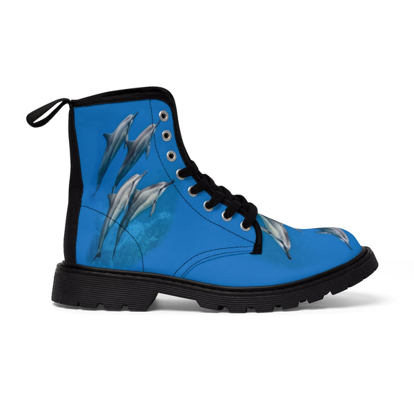 Spinner Dolphins Men's Canvas Boots