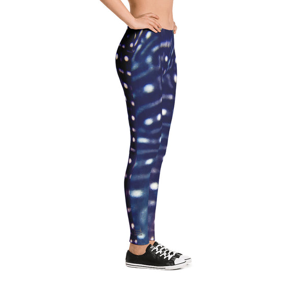 Guam Whale Shark Blue Leggings