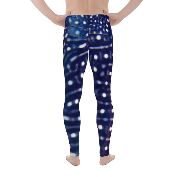Men's Whale Shark Blue Leggings