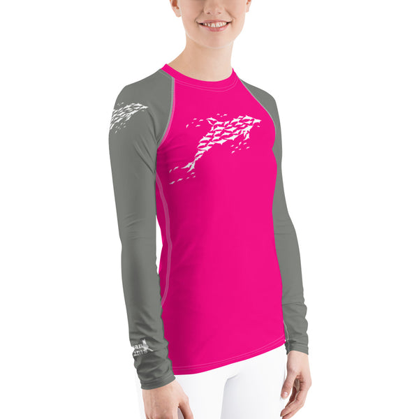 Dolphin Dreaming Women's Rash Guard