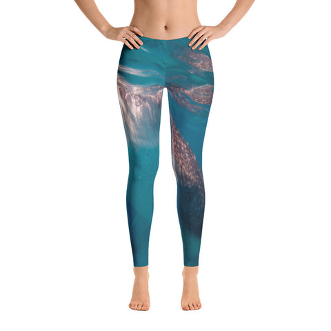 Whale Shark Reflections Leggings