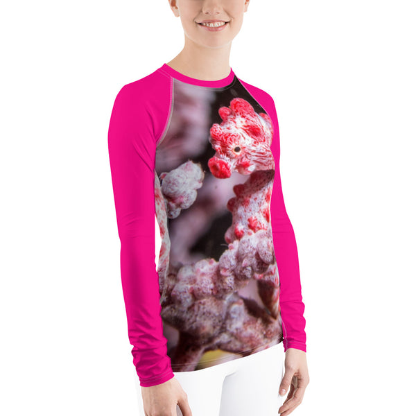 Pygmy Seahorse Women's Rash Guard