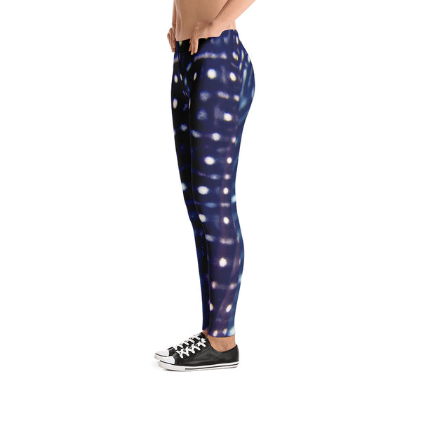 Guam Whale Shark Blue Leggings