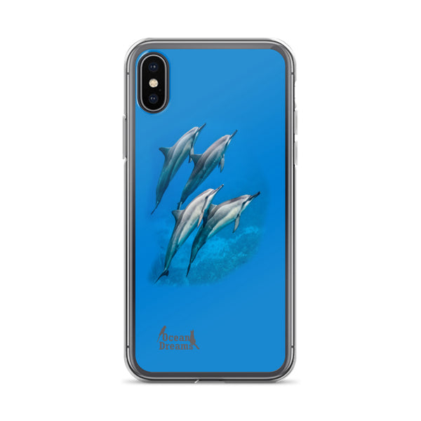 Dolphin Blue iPhone Case