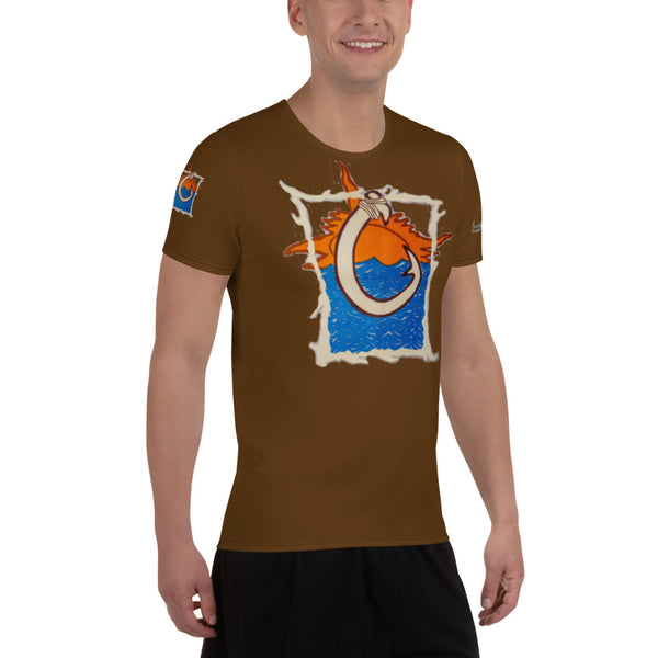 Oceania All-Over Print Men's Athletic T-shirt
