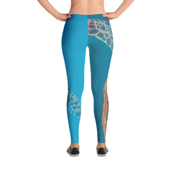 Green Sea Turtle Leggings