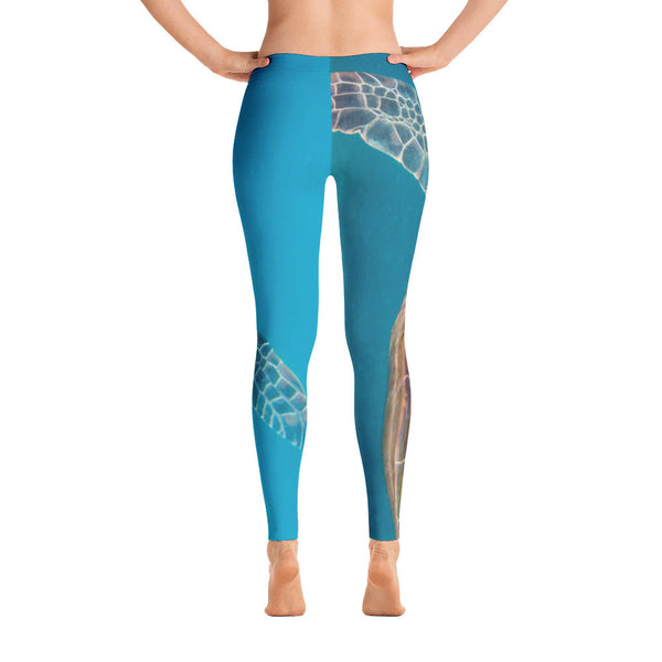 Green Sea Turtle Leggings