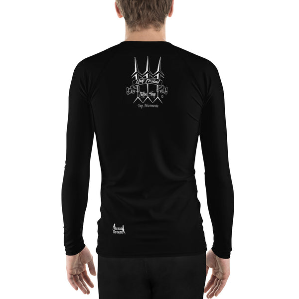 Manta Tattoo Men's Rash Guard - Design by Leo Pgram
