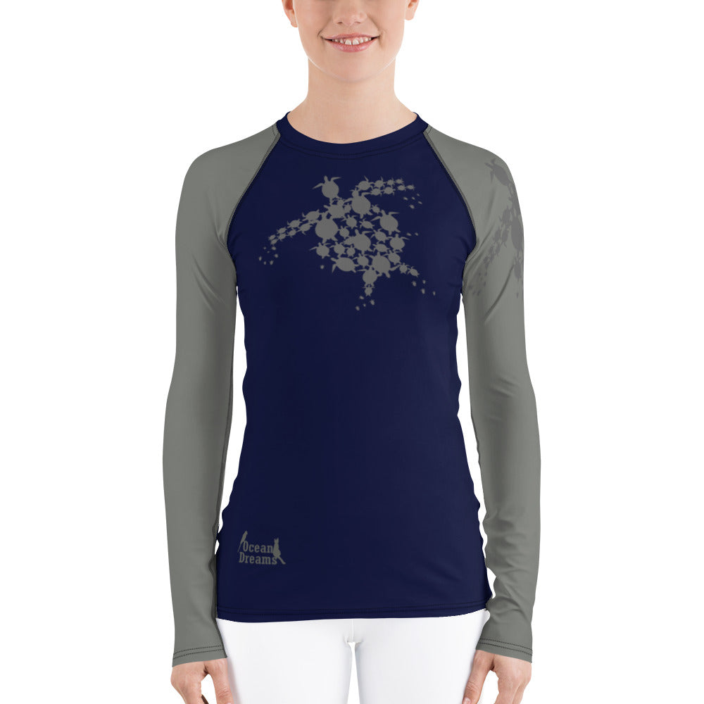 Turtle Time Women's Rash Guard
