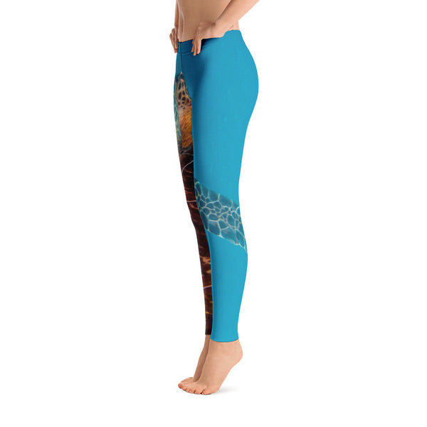 Green Sea Turtle Leggings