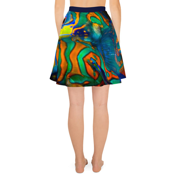 Mandarinfish Skater Skirt