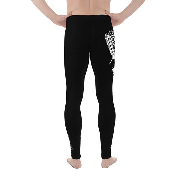 Men's Tribal Manta School design by Leo Pugram Leggings