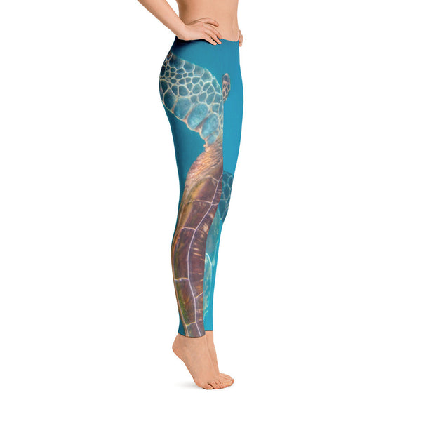 Green Sea Turtle Leggings