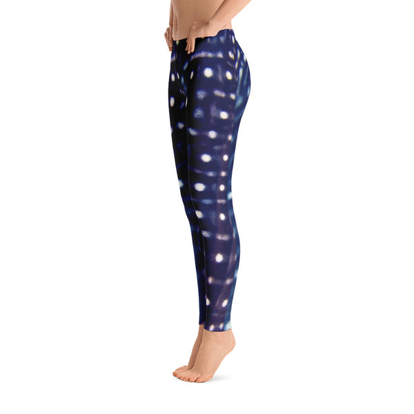 Guam Whale Shark Blue Leggings