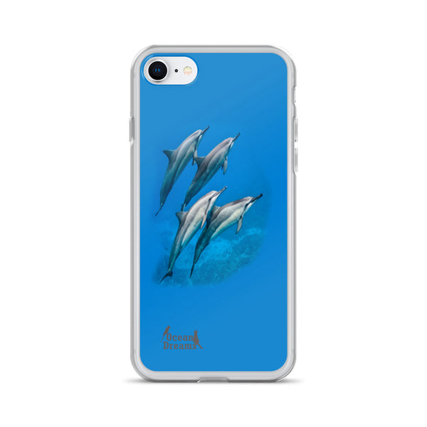 Dolphin Blue iPhone Case