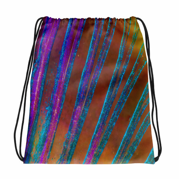 Parrotfish fin Drawstring bag