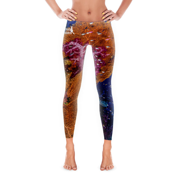 Coral Dreams Leggings