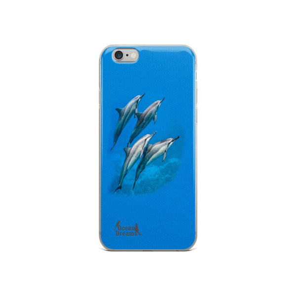 Dolphin Blue iPhone Case