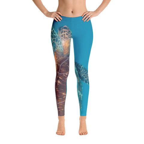 Green Sea Turtle Leggings