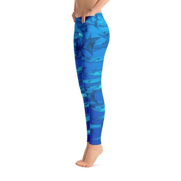 Blue Cudas Leggings