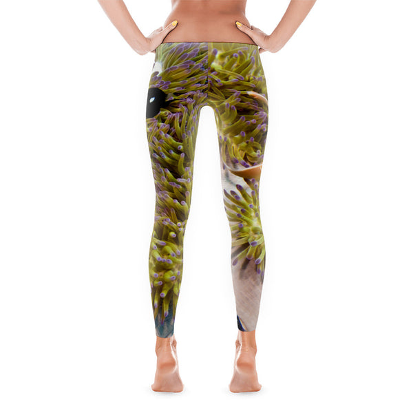 Clownfish and Anemone Swirl Leggings