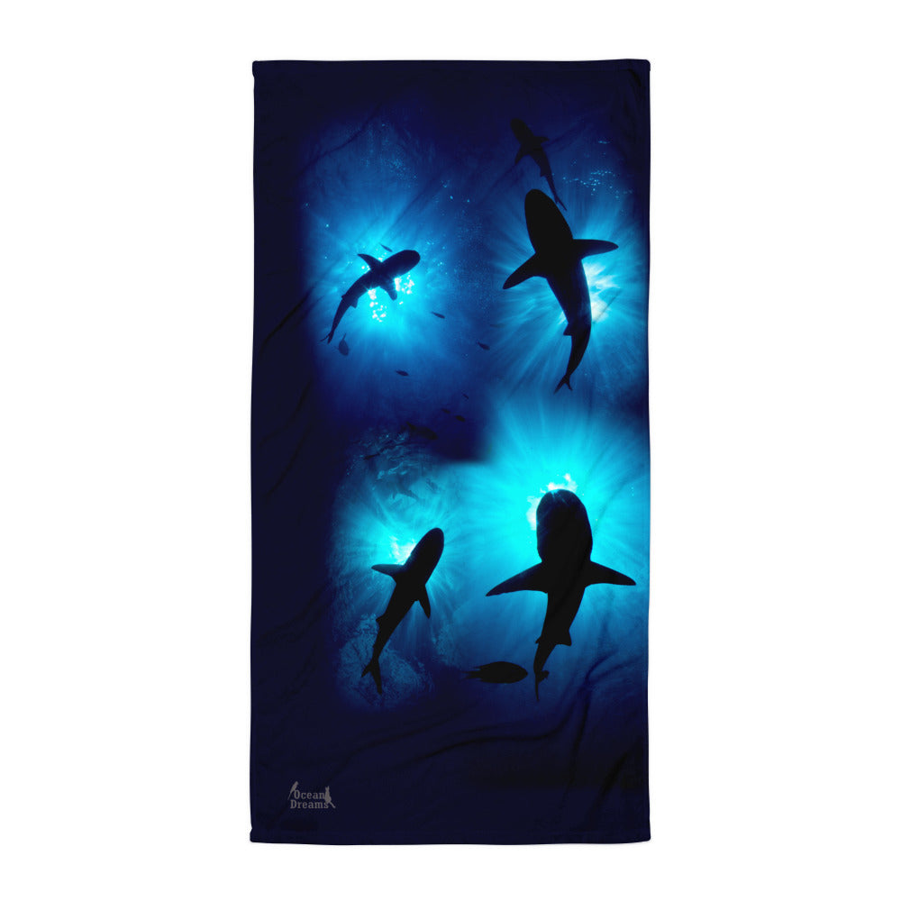 Shark Sunburst Towel