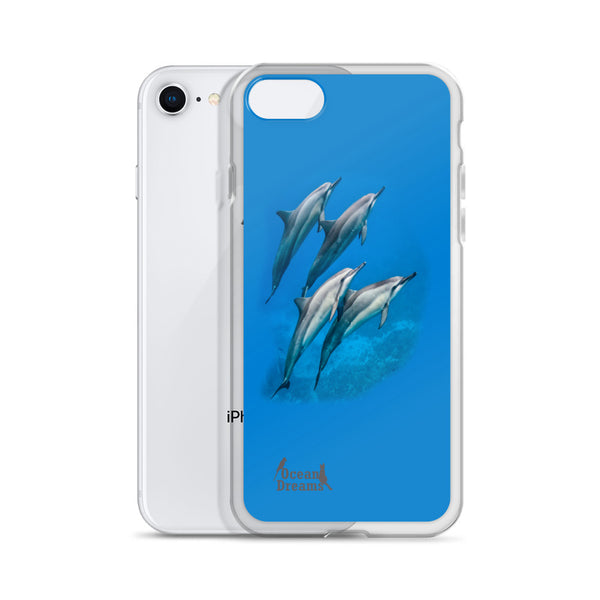 Dolphin Blue iPhone Case