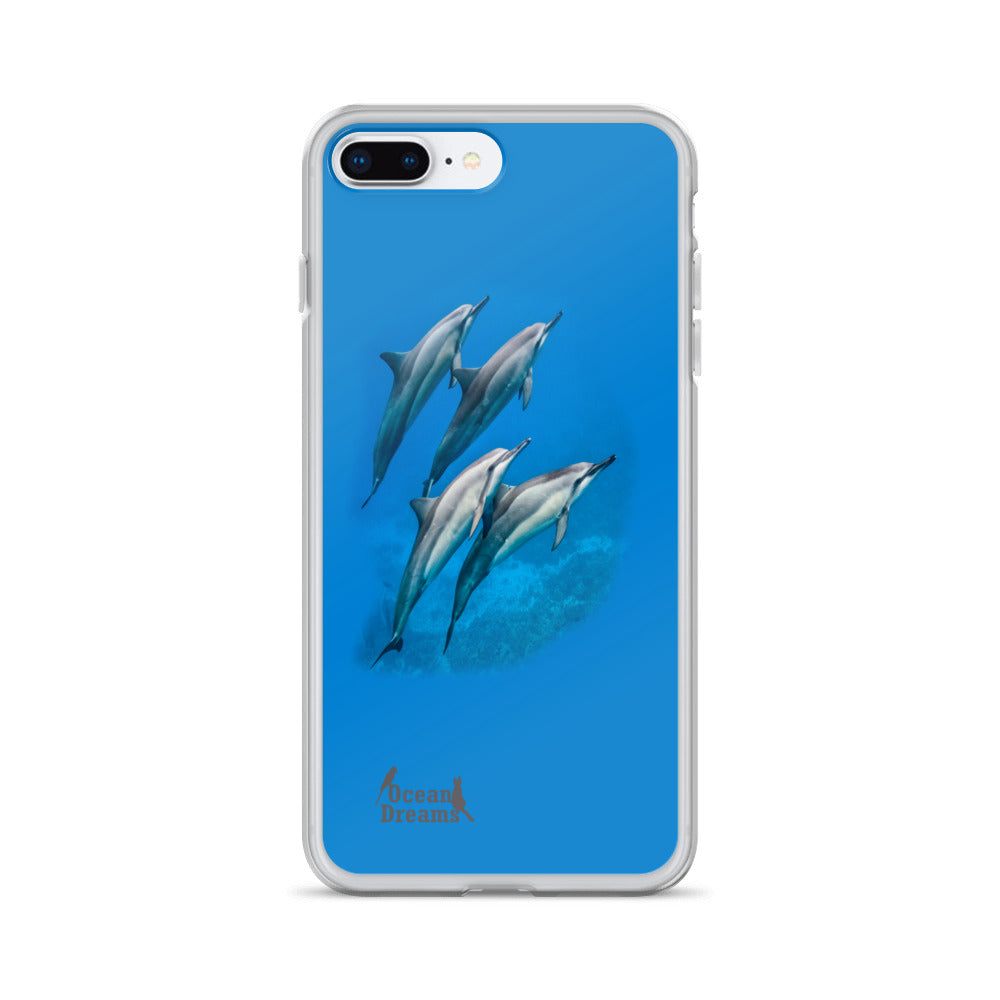 Dolphin Blue iPhone Case