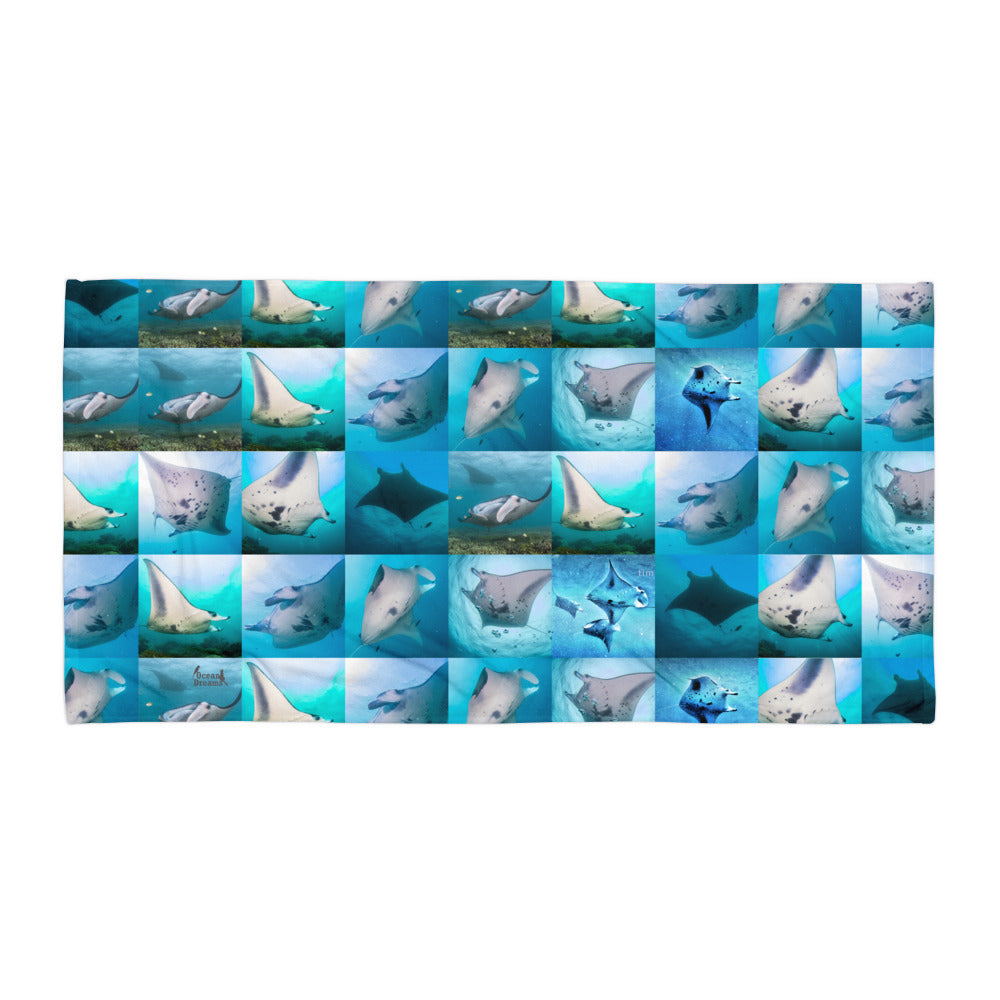 Mantas All Over Towel