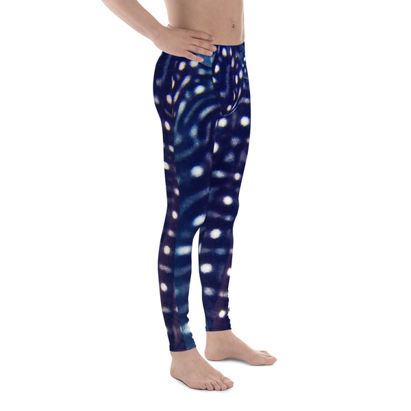 Men's Whale Shark Blue Leggings