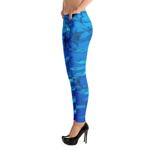 Blue Cudas Leggings