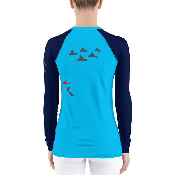 Eagle Ray City Women's Rash Guard