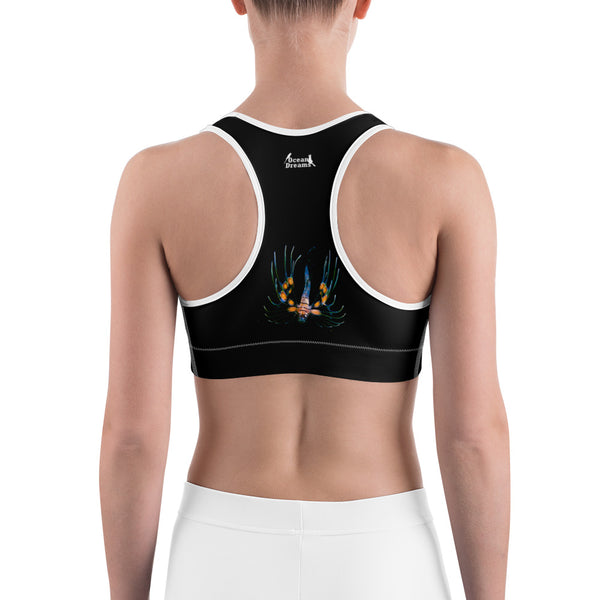Beautiful Baby Lionfish Sports bra