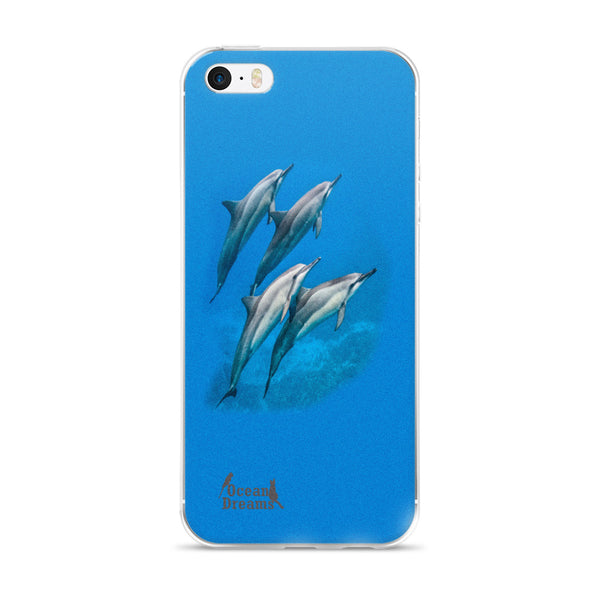 Dolphin Blue iPhone Case