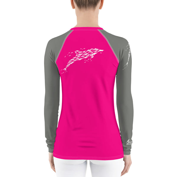 Dolphin Dreaming Women's Rash Guard