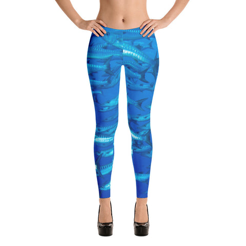 Blue Cudas Leggings