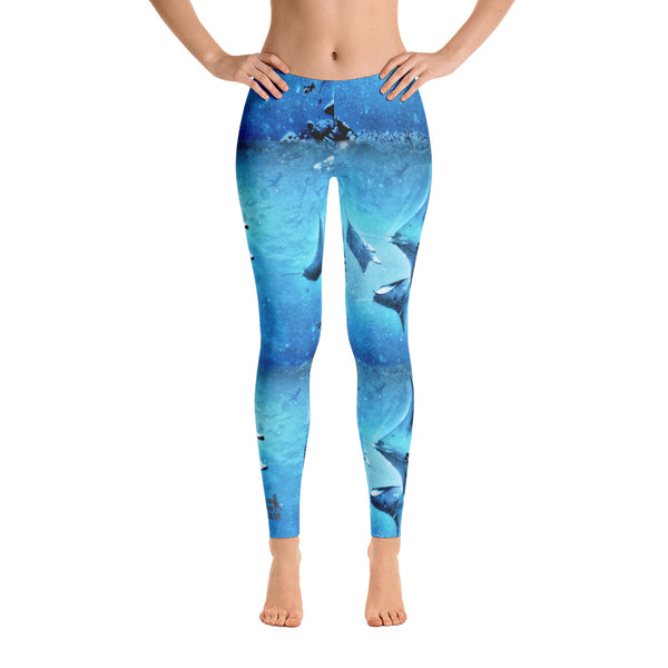 Guam Manta Train Leggings