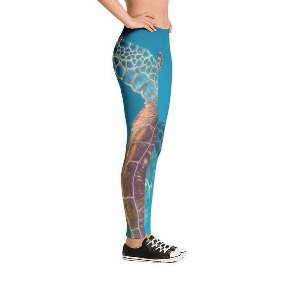 Green Sea Turtle Leggings