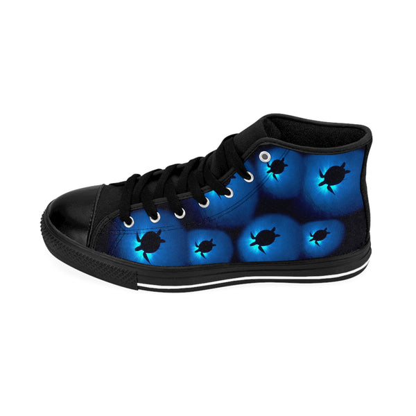 Women's Sea Turtle Sunburst High-top Sneakers