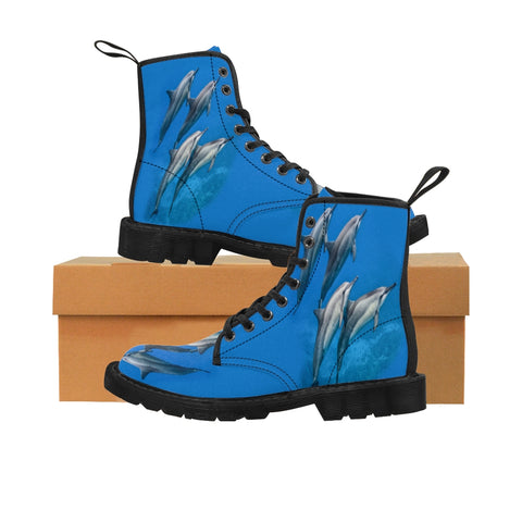 Spinner Dolphins Men's Canvas Boots