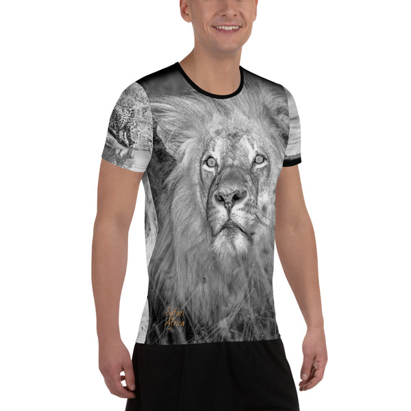 Safari Africa All-Over Print Men's Athletic T-shirt