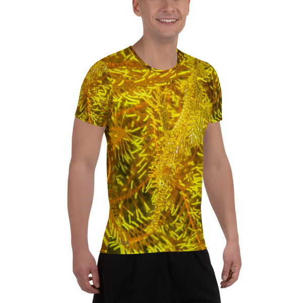 Ornate Ghost Pipefish All-Over Print Men's Athletic T-shirt